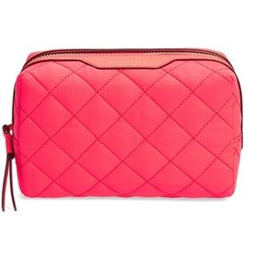 Tory Burch cosmetic bag.